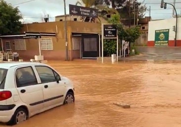 El temporal descarga una granizada en la Región de Murcia y más de 60 litros en una hora en Abanilla