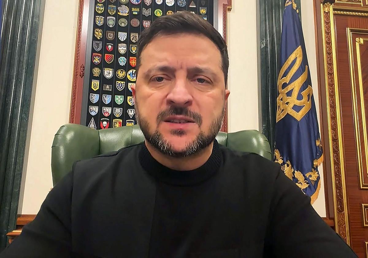 El presidente ucraniano, Volodímir Zelenski.