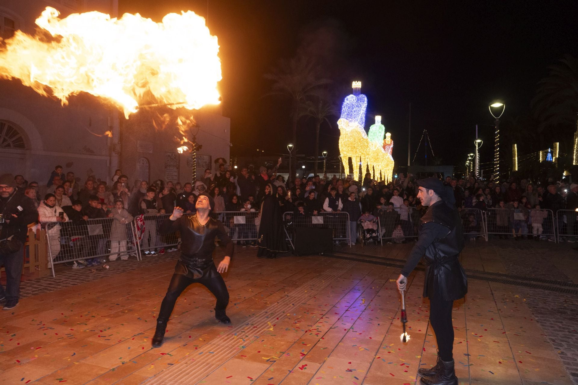 Desfile de emisarios y carteros en Cartagena