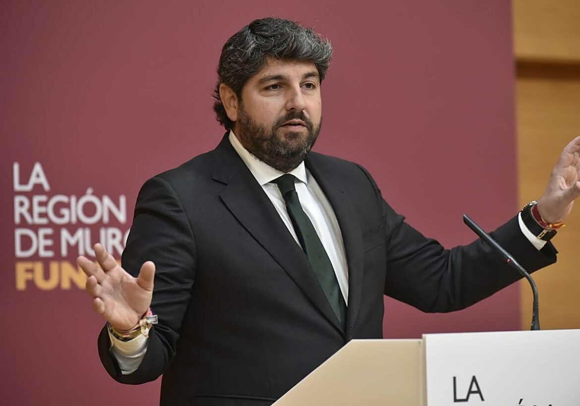 López Miras: «Que no cuenten con la Región si la propuesta supone pasar a ser los terceros peor financiados»