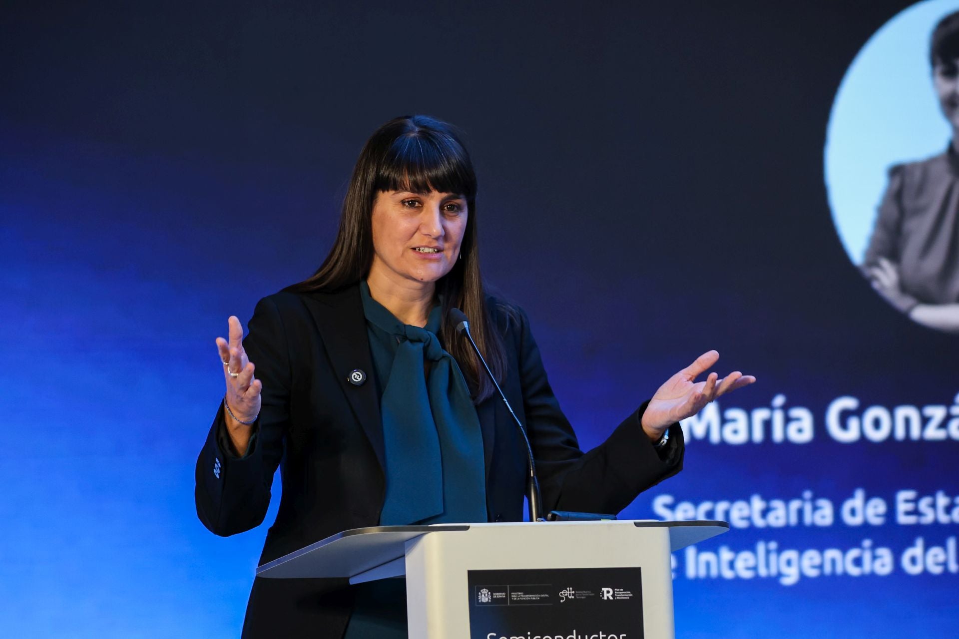 La secretaria de Estado de Digitalización e Inteligencia Artificial, María González Veracruz.