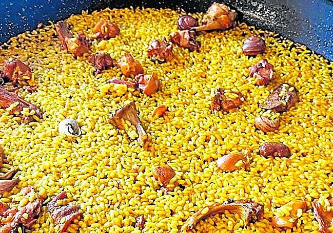 Arroz seco.