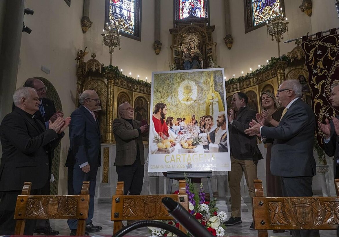 El cartel de la Semana Santa invita a los cartageneros a participar de la Santa Cena