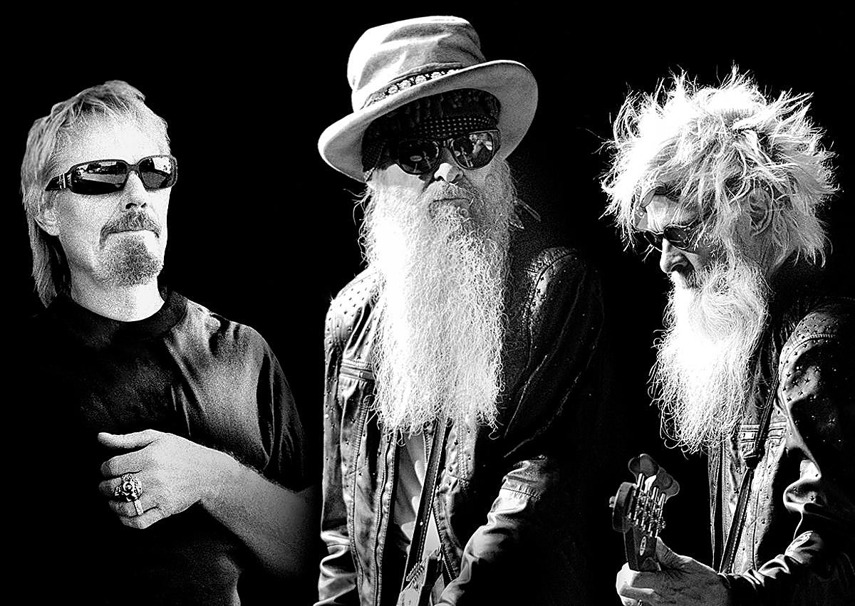 Imagen secundaria 1 - Arriba: Concierto de Iron Maiden. Abajo: ZZ Top y Rick Astley.