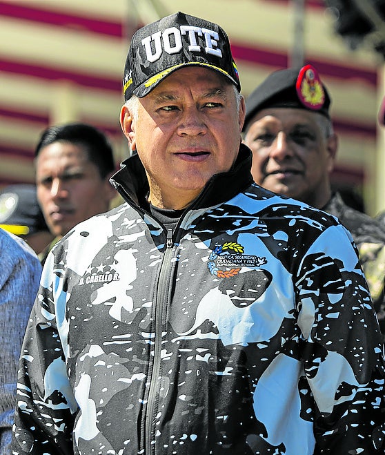 El ministro del Interior, Diosdado Cabello.