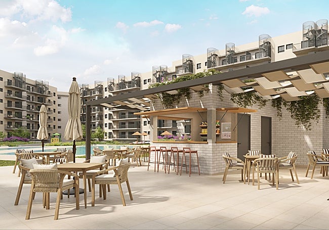 Sus amplias zonas comunes es uno de sus puntos fuertes.