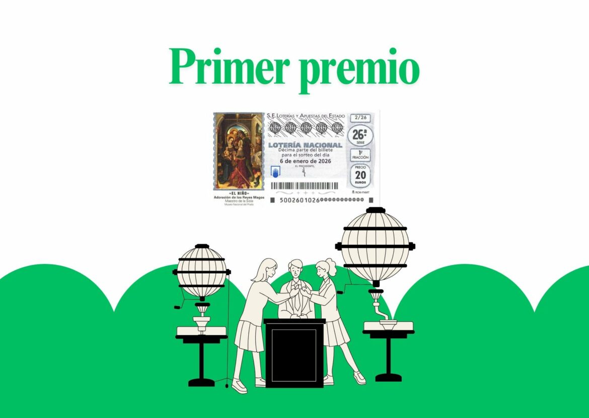 El primer premio de la Lotería del Niño cae en el 06703