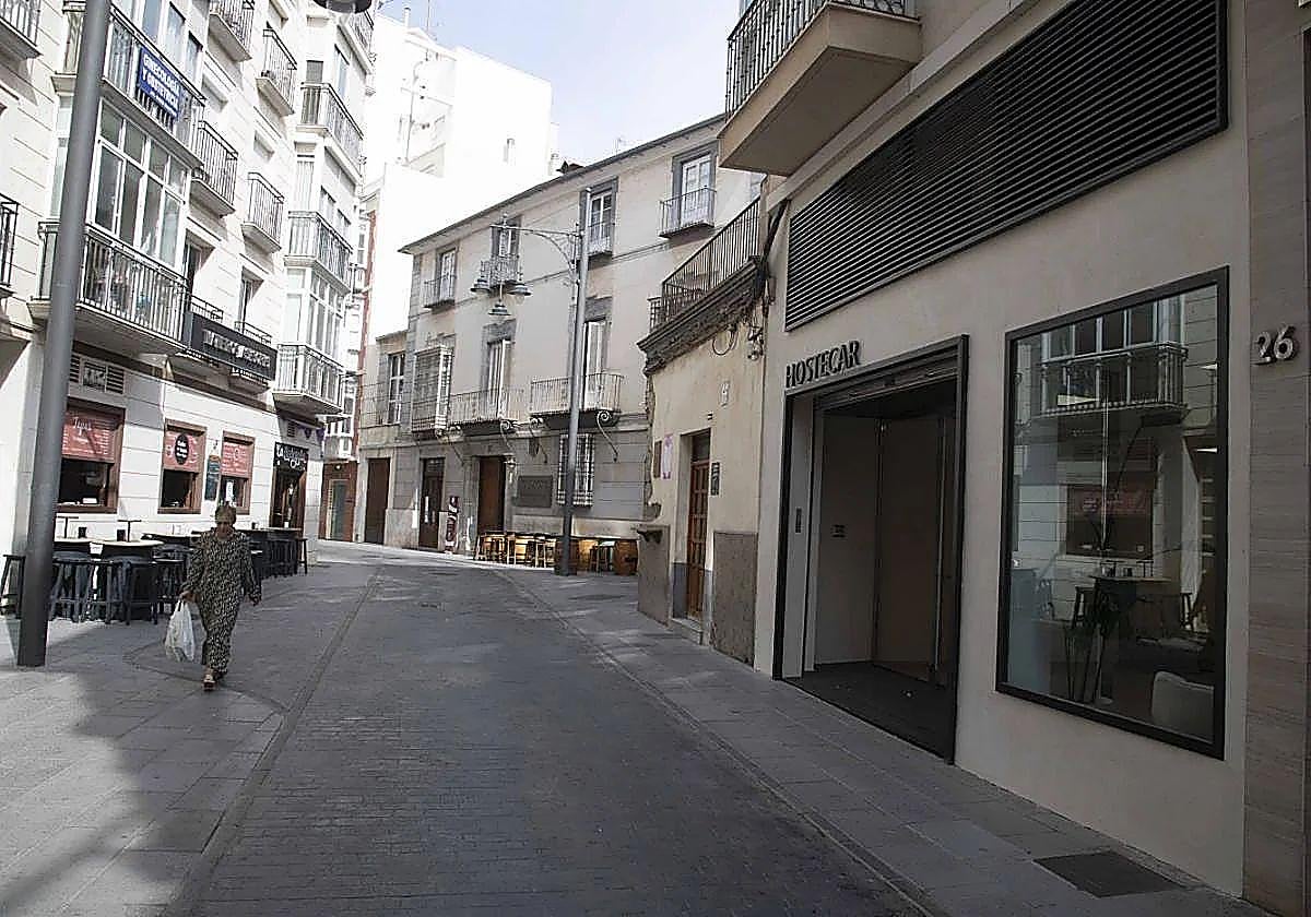 Sede de Hostecar, en un local de la calle Jara.