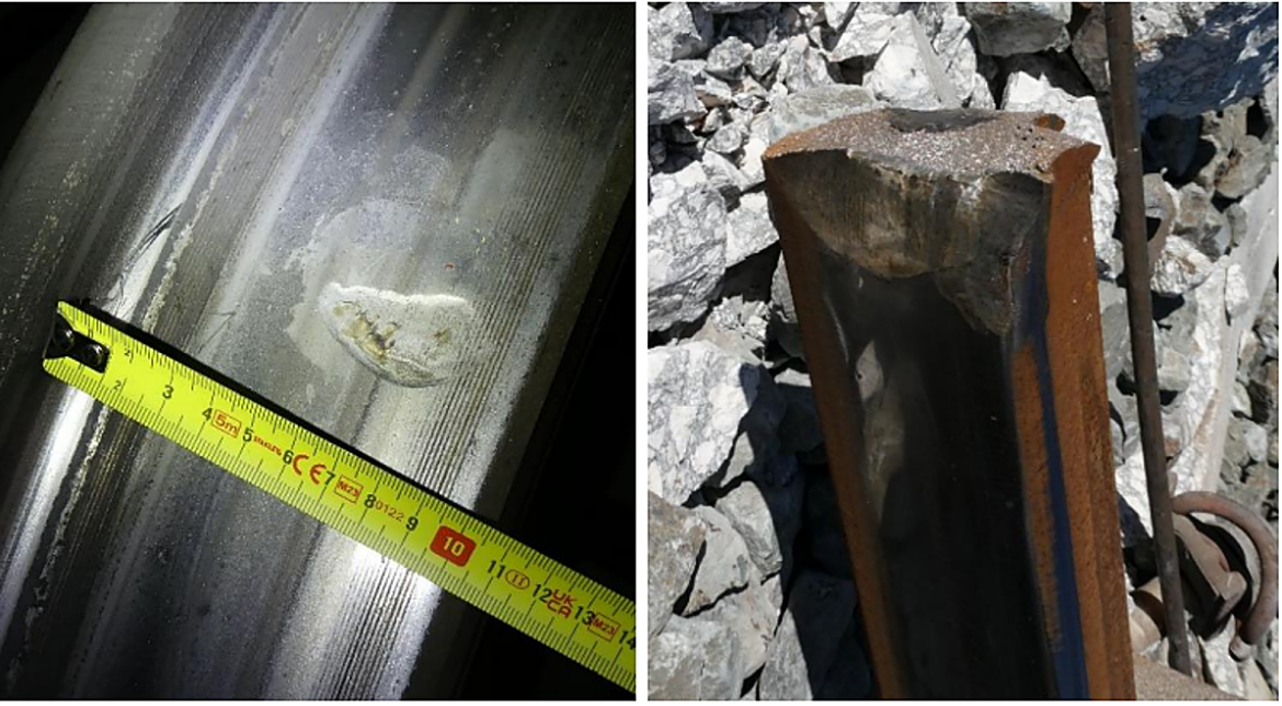 El primer informe del accidente confirma las muescas en las ruedas del Iryo y que la vía estaba rota antes del paso de este tren