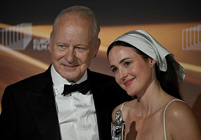 Stellan Skarsgard y Renate Reinsve fueron los mejores actores por 'Valor sentimental'.