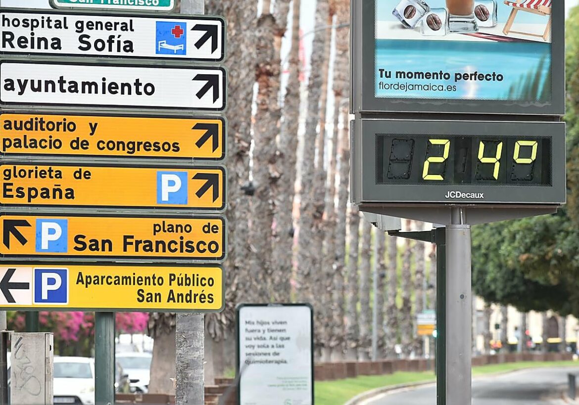 Las lluvias darán un respiro a la Región de Murcia: máximas de hasta 25 grados