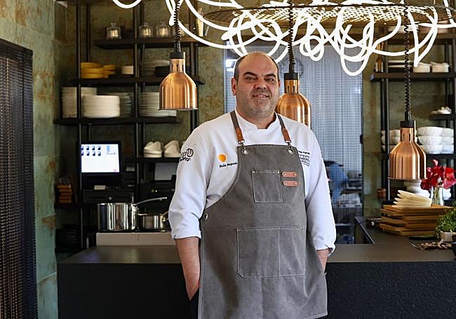 Salvador Fernández, en Casa Borrego.