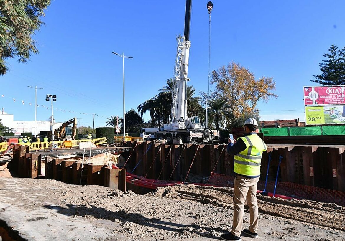La avenida Miguel Indurain de Murcia seguirá cortada al menos hasta junio
