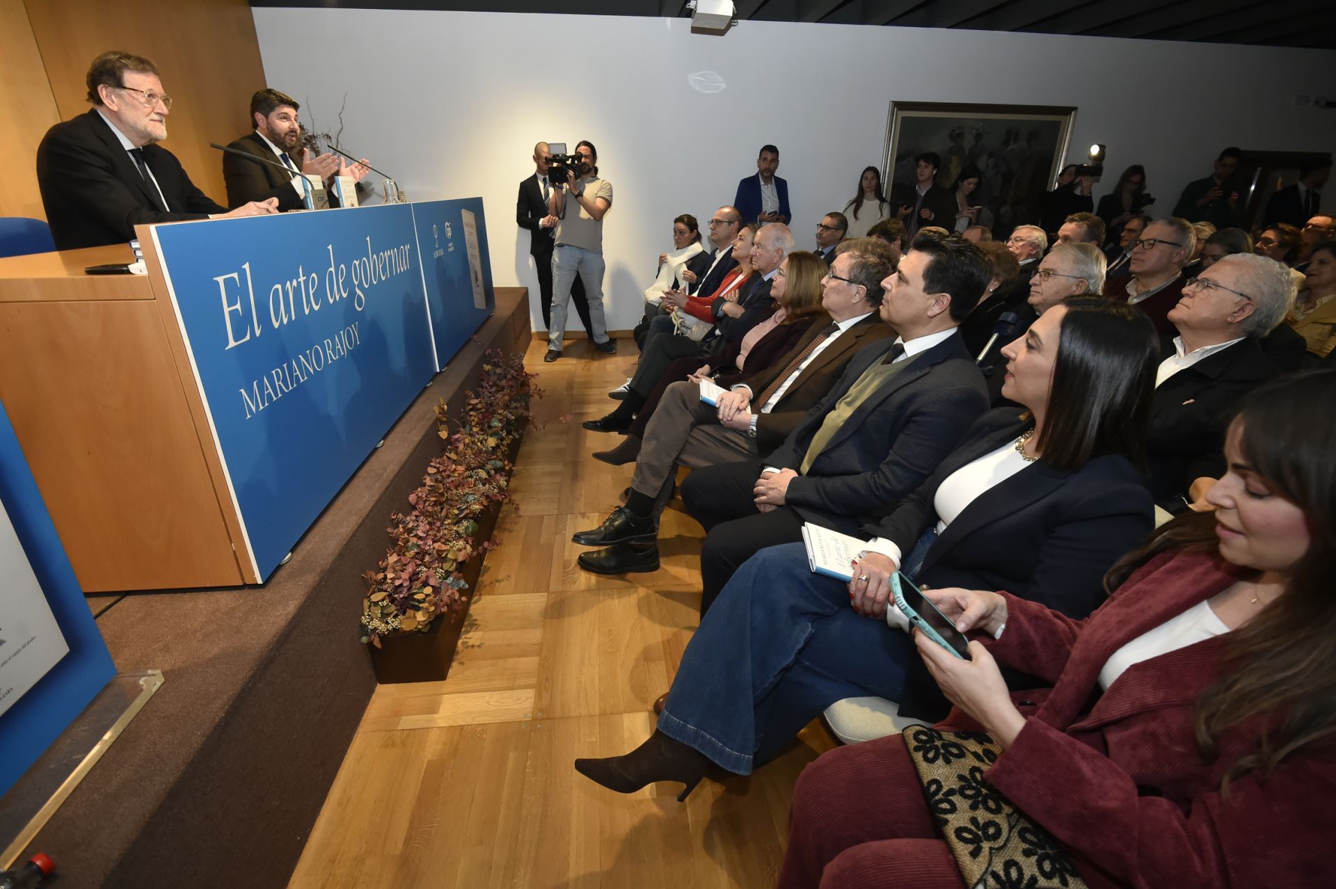Mariano Rajoy presenta en Murcia 'El arte de gobernar'