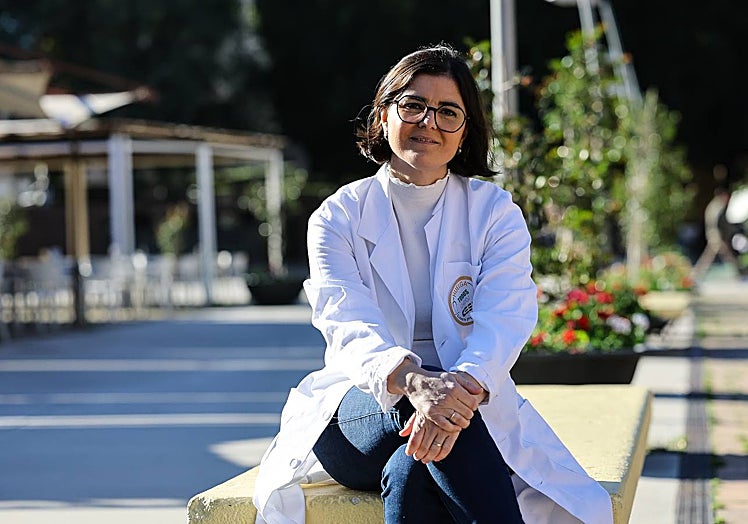 Purificación Calero, en Murcia.