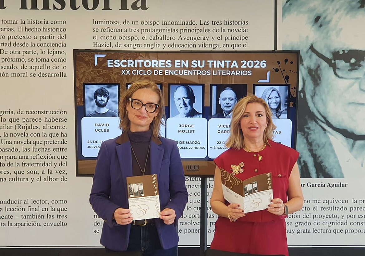 David Uclés, Marta Sanz, Jorge Molist, Vicente Garrido y Rosa Huertas protagonizan la nueva edición de ‘Escritores en su tinta’