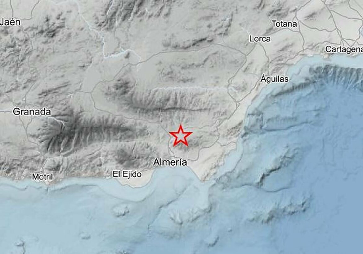 Un terremoto de magnitud 4,3 con epicentro en Almería se deja sentir en varios puntos de la Región