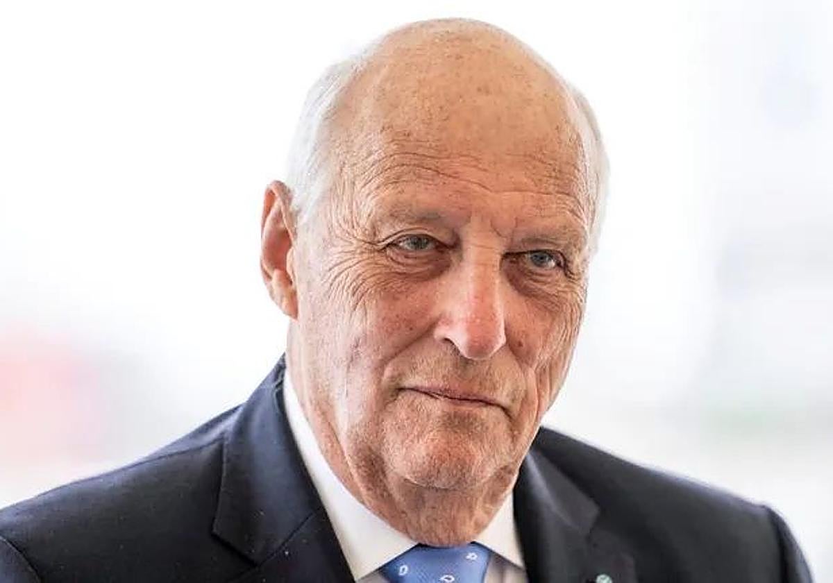 El rey Harald de Noruega, en un acto oficial.