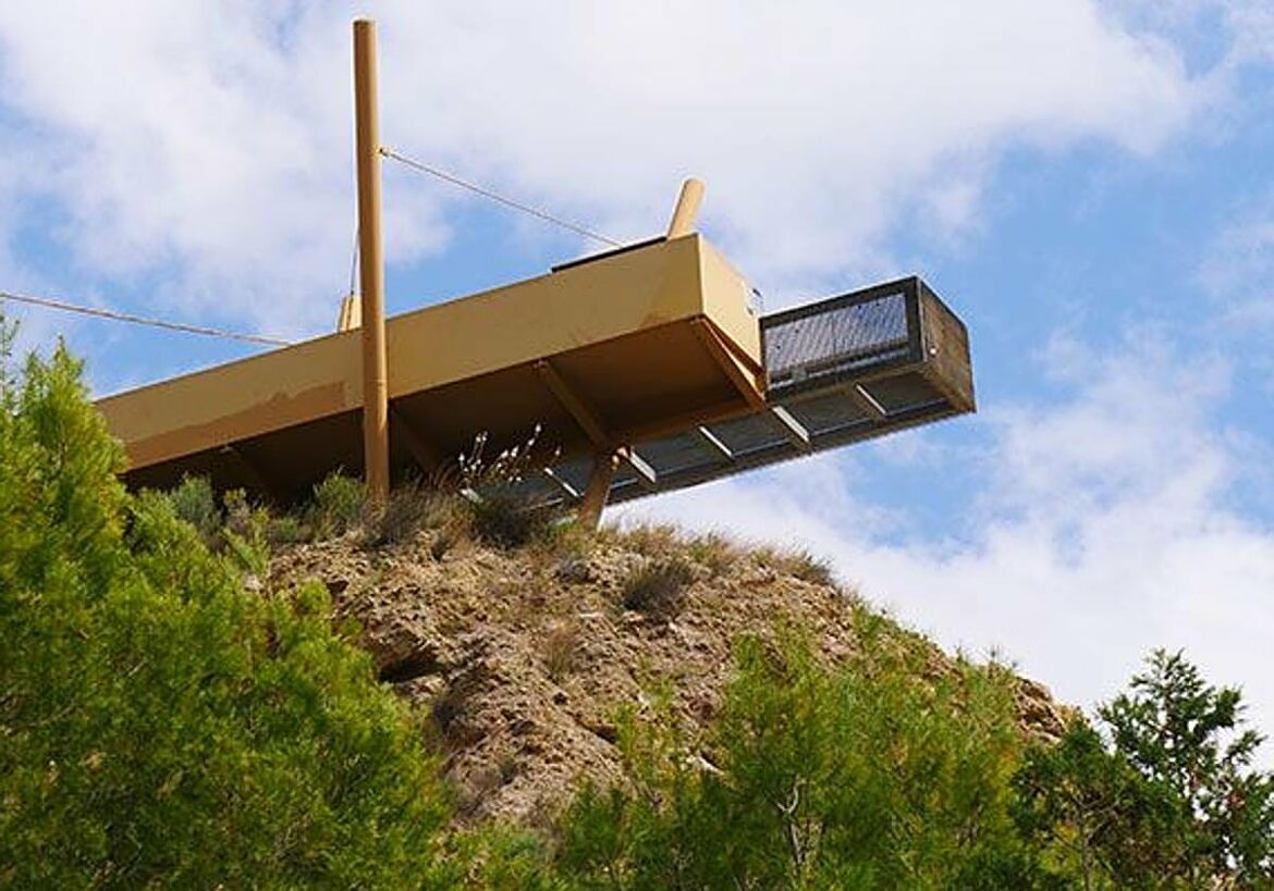 El mirador suspendido en el aire para contemplar atardeceres espectaculares en la Región de Murcia
