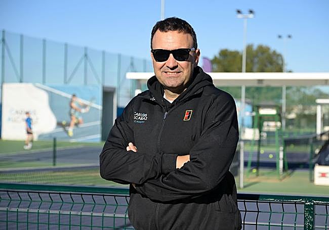 El albaceteño Alfredo Sarriá, responsable de la escuela durante la última década, en las instalaciones del Club de Campo de El Palmar.
