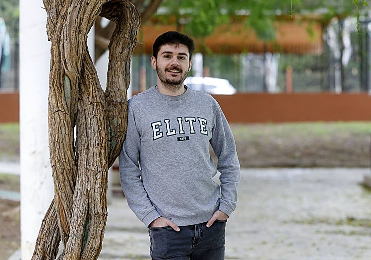 Ángel Navarro, que ha quedado quinto en el examen QIR, este lunes en Cabezo de Torres.