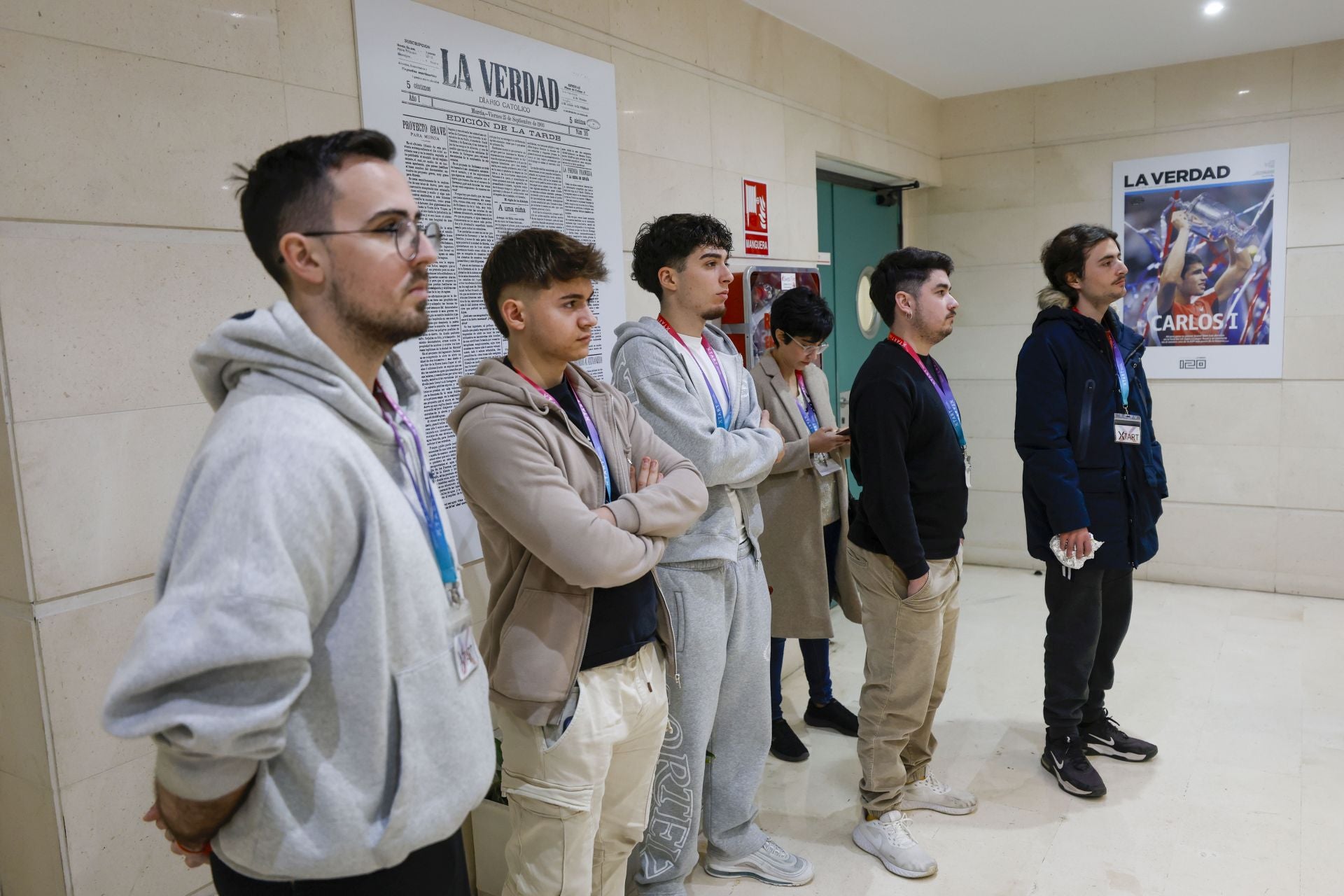 La visita del centro Xstart Formación a LA VERDAD, en imágenes