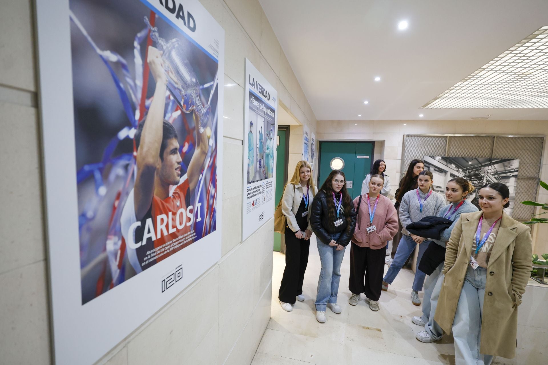 La visita del centro Xstart Formación a LA VERDAD, en imágenes