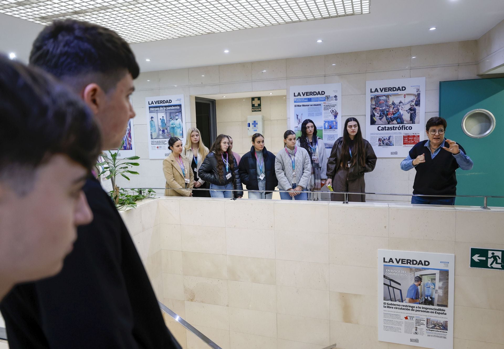 La visita del centro Xstart Formación a LA VERDAD, en imágenes