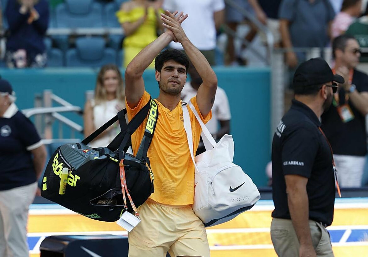 Miami se convierte en una pesadilla para Alcaraz