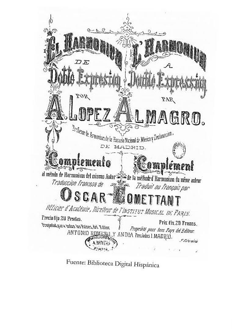 Imagen - 'El harmonium de doble expresión' de L. Almagro.