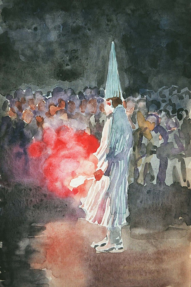 Cartel del Entierro de la Sardina de Murcia de 1999, obra del pintor murciano José María Falgas.