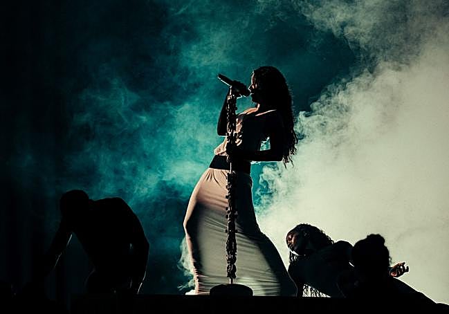 Rosalía, interpretando 'El redentor'.