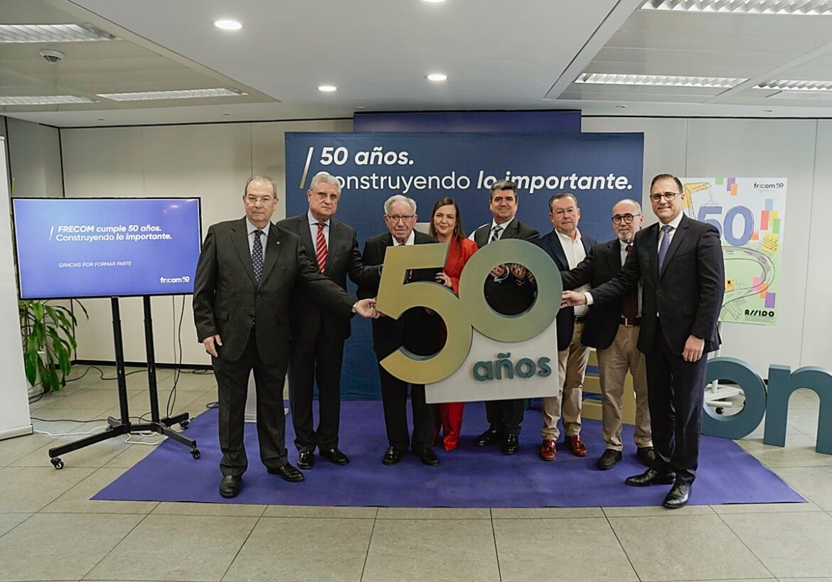 Frecom reivindica el papel de los constructores para el desarrollo de la Región en la celebración de su 50 aniversario