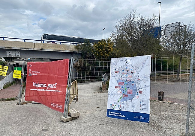 Uno de los accesos cortados en las inmediaciones del futuro Parque Metropolitano Oeste.