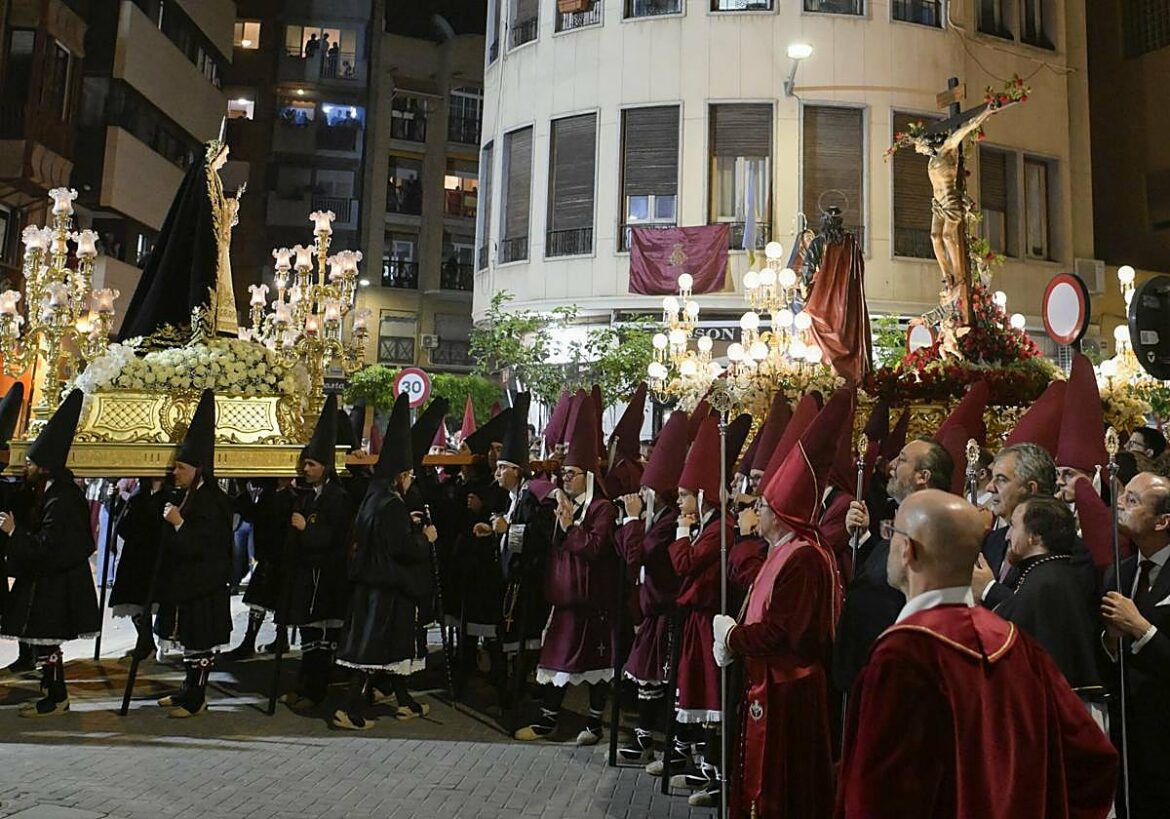 Horario y recorrido de la procesión de Lunes Santo, 30 de marzo de 2026, en Murcia