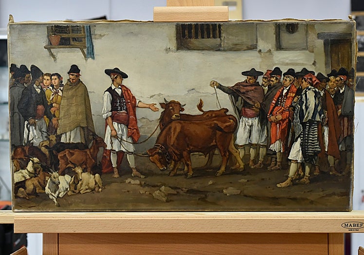 La escena huertana que pintó Rosales en 1872 y que ahora regresa a Murcia