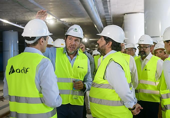 Cuatro obras en ejecución pueden retrasar más la nueva estación del AVE de Murcia