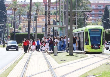 Gratuidad en el transporte público y los aparcamientos de Murcia disuasorios todo el día del Bando de la Huerta