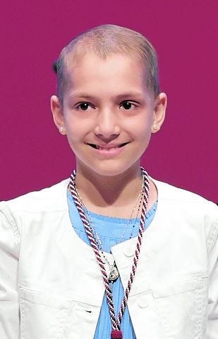 Muere a los 13 años María Caamaño, la princesa futbolera guerrera