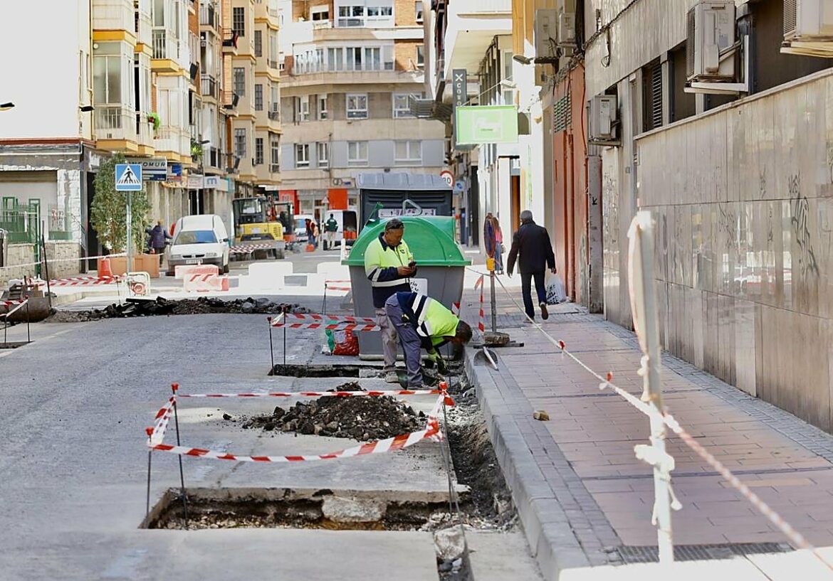 Refuerzan el sombraje en la céntrica calle Batalla de las Flores de Murcia con la apertura de 24 alcorques