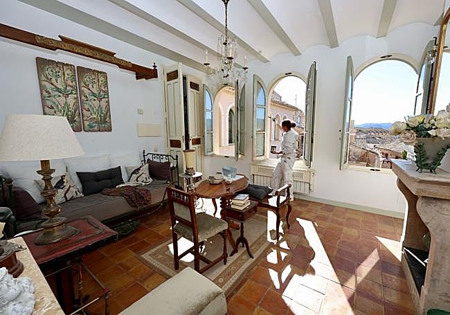 Una de las luminosas estancias que se abrirán al público en unos meses.