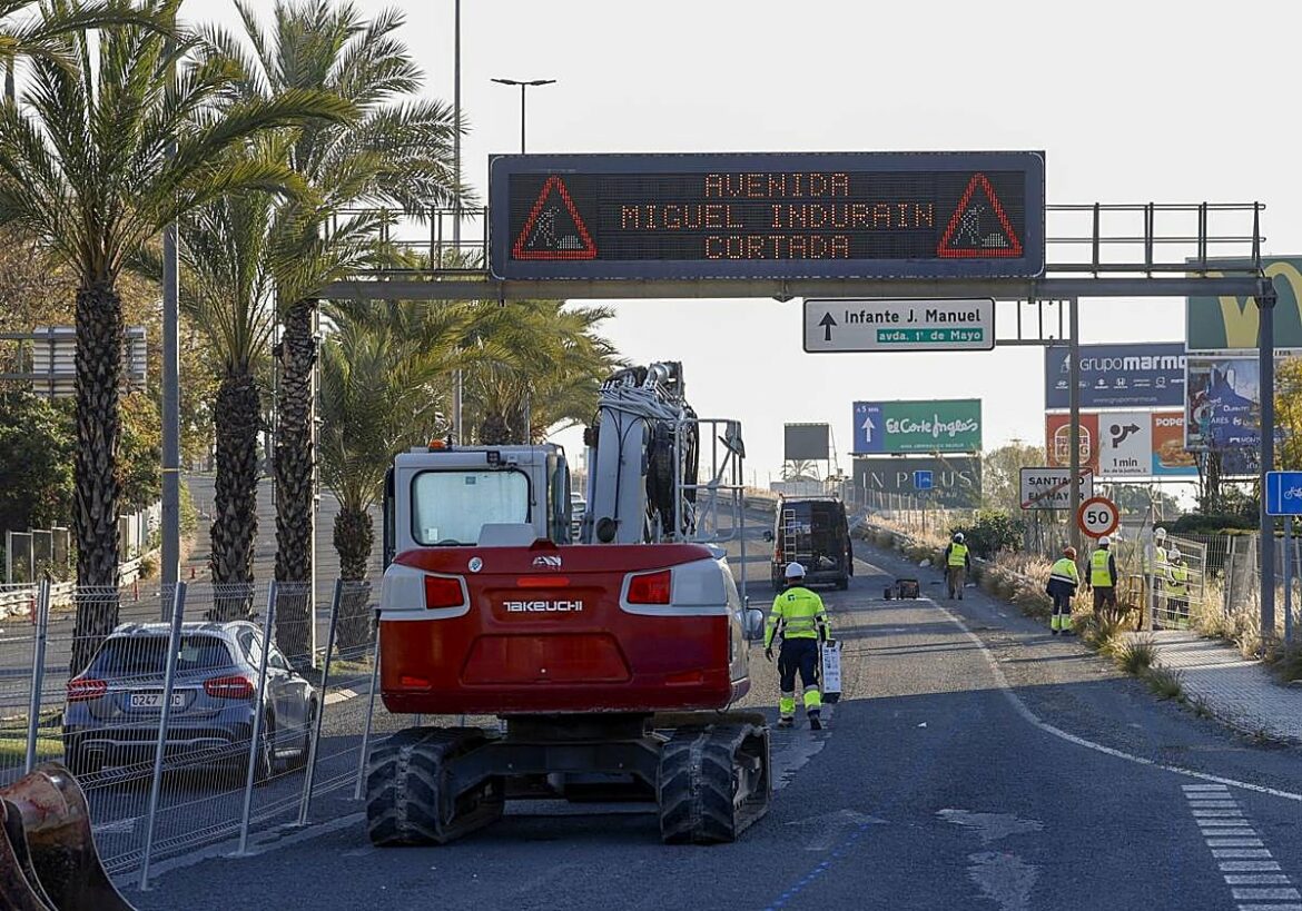 Red Eléctrica se compromete a adelantar el final de las obras en Ronda Sur de Murcia al 30 de mayo