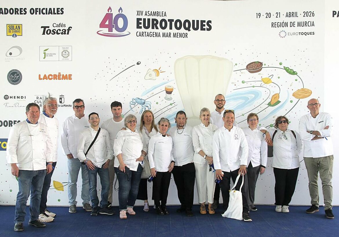 La asamblea nacional de cocineros Euro-Toques reúne a la élite gastronómica en Cartagena