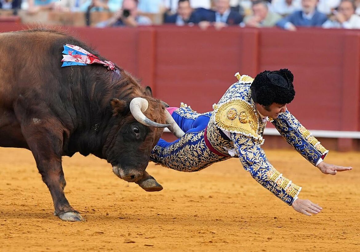 Morante sufre una cogida «muy grave» en plena Feria de Abril