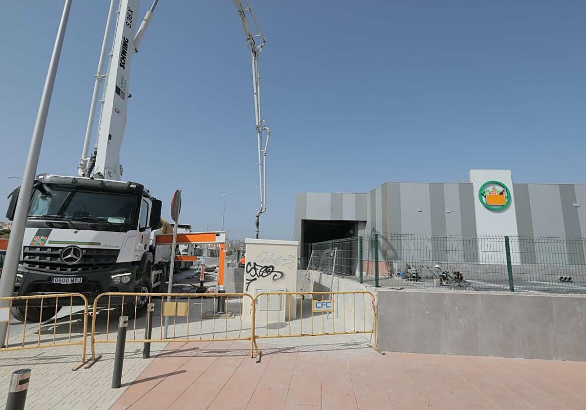 Las obras del Mercadona de Cabo de Palos encaran la recta final para abrir en junio