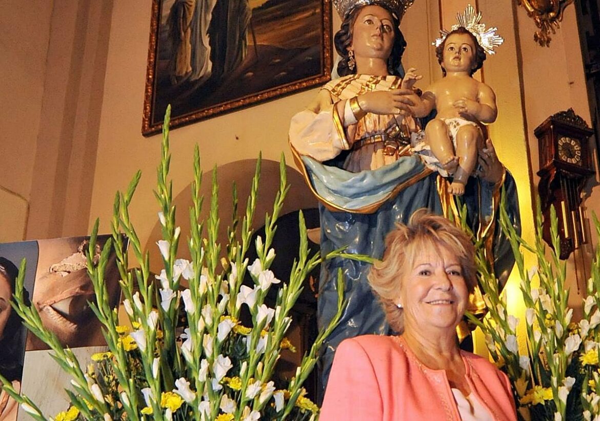 Fallece Peligros Hernández, camarera de la Virgen de los Peligros de Murcia