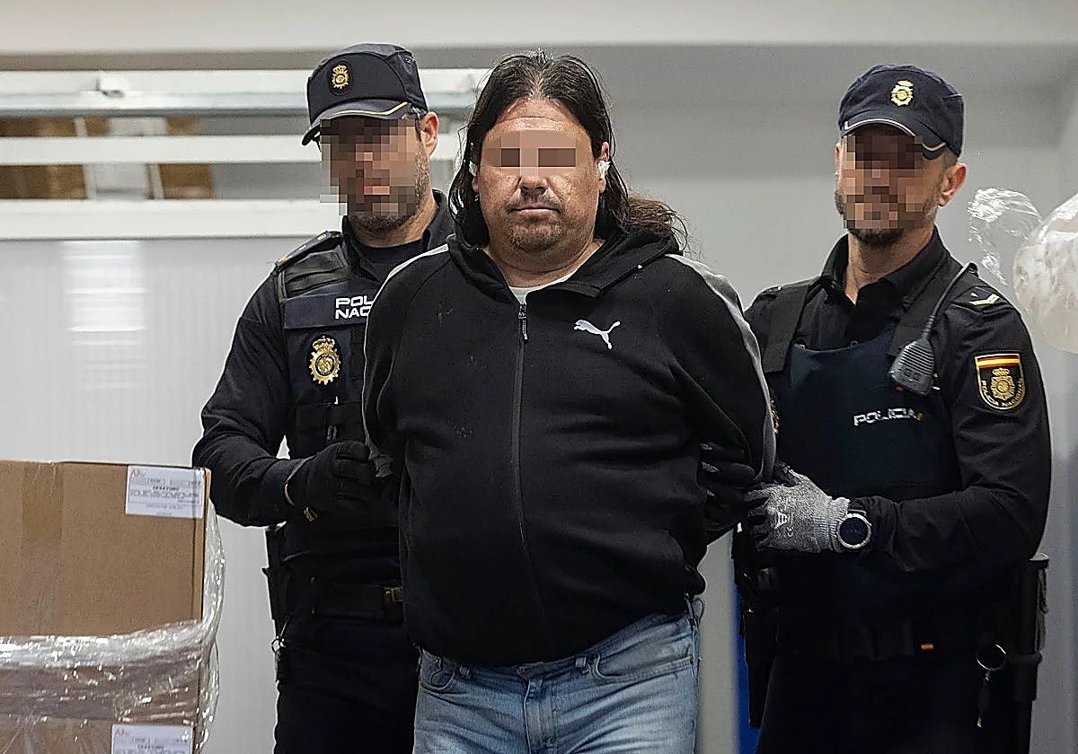 Alberto S., alias El Coletas, pasa a disposición judicial el pasado mes de febrero.