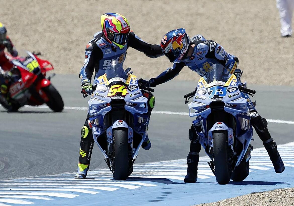 Aldeguer, noveno, y Acosta, décimo, sellan un fin de semana amargo en Jerez