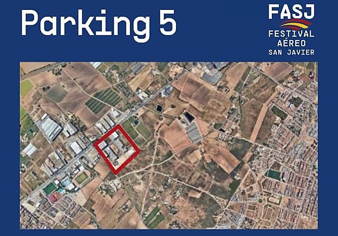 Ubicación del parking 4, a pesar de que ponga parking 5.