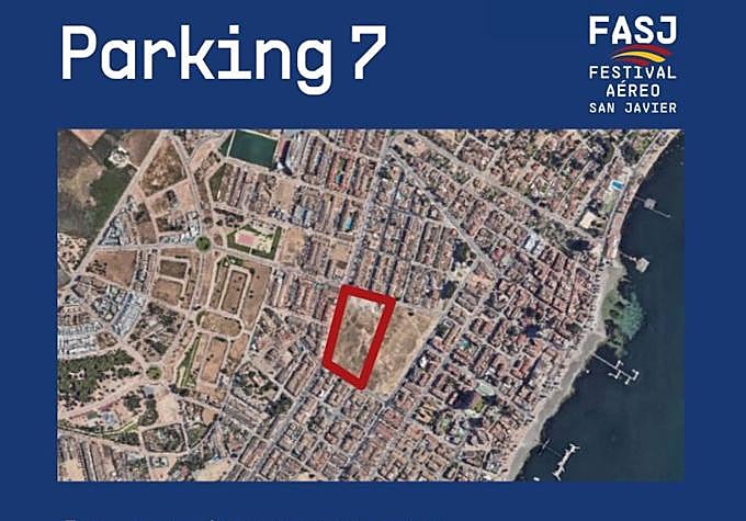 Ubicación del parking 6, a pesar de que ponga parking 7.